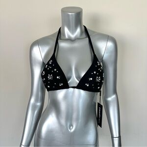 NWT!!! Karl Lagerfeld women swim bra size S Retail 78!!